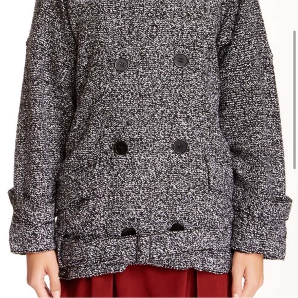 Free People Slouchy Sweater Moto Jacket - Picture 6 of 7